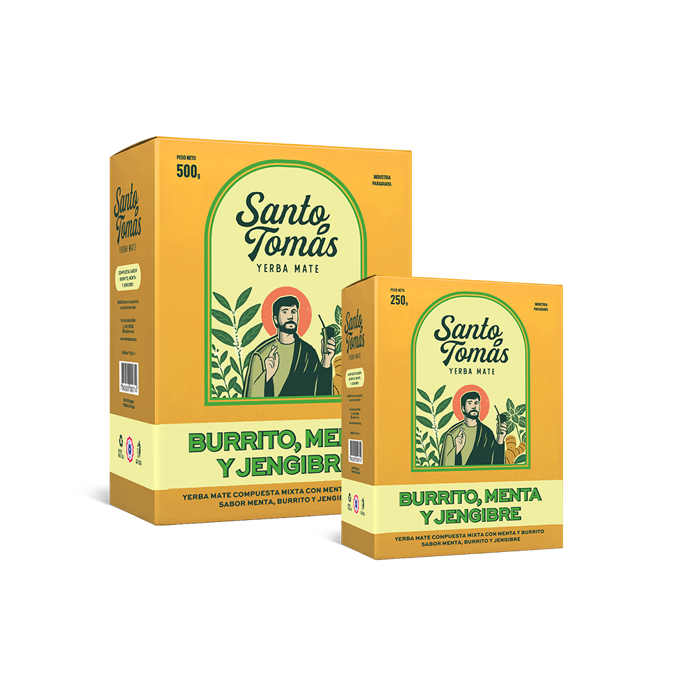 Santo Tomás Burrito, Menta y Jengibre
